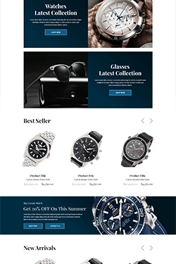 Hosting Company Layout Preview